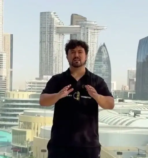 Dr. Daniel Flash, founder of Sensory Energetics, teaching in Dubai