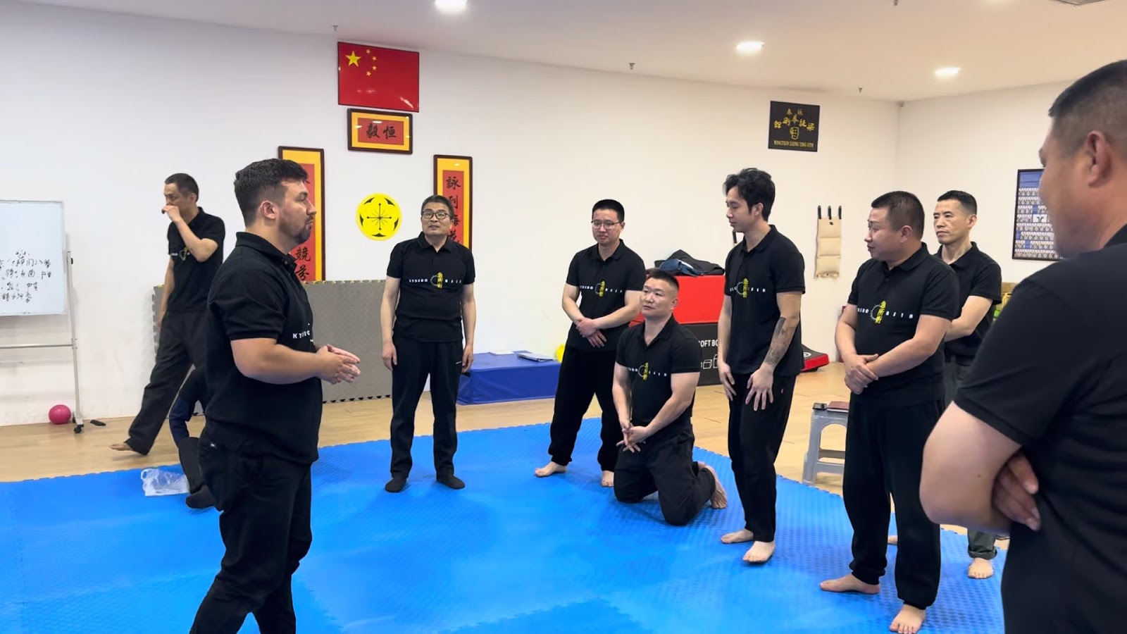 Dr. Daniel Flash teaching a group in Shijiazhuang, China, March 2024