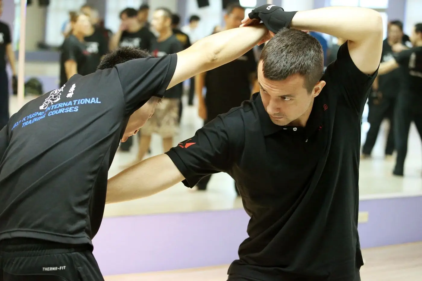 Daniel Flash controlling a partner with a Kyusho arm technique