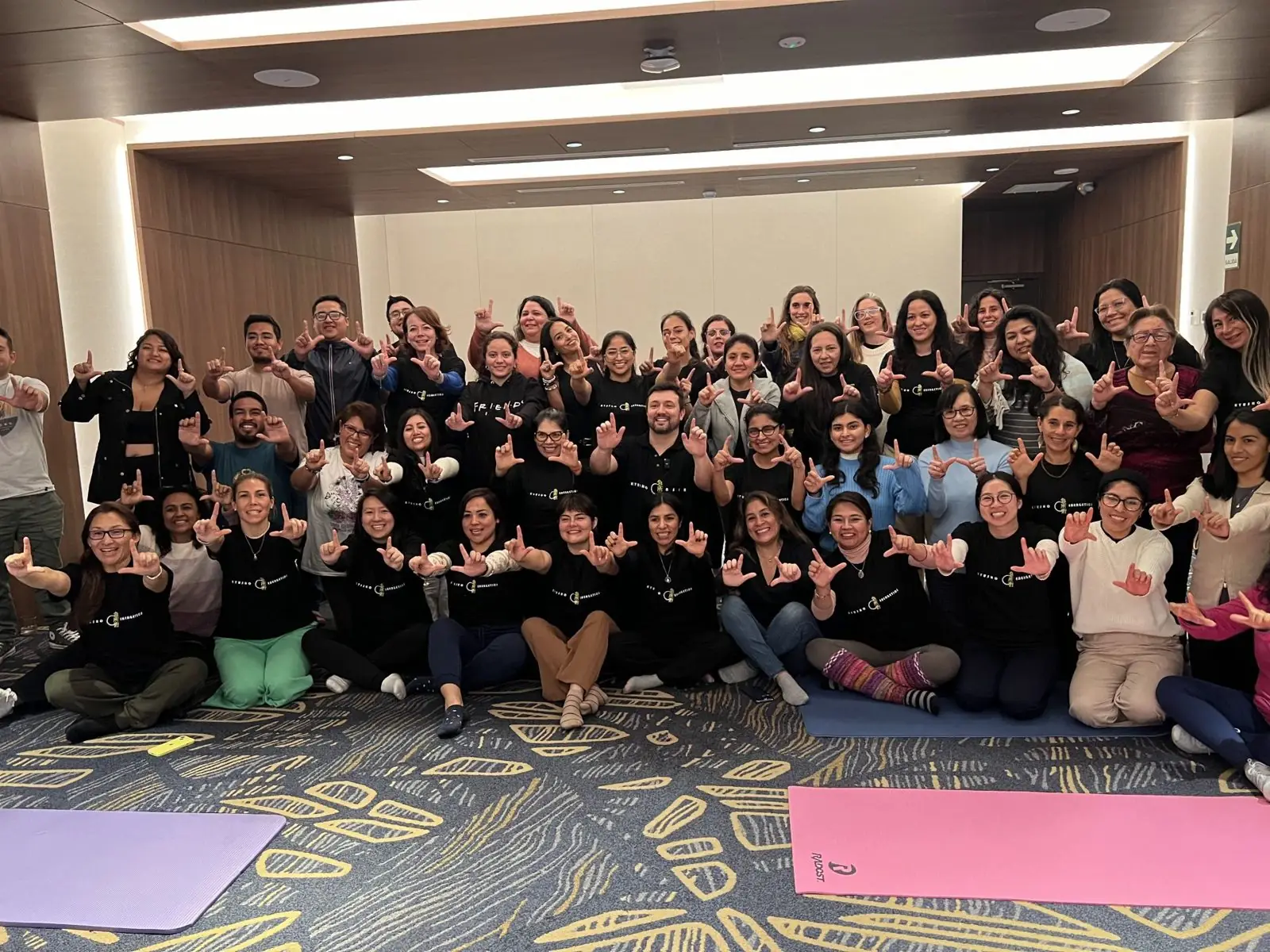 Large Sensory Energetics seminar group in Lima, Peru