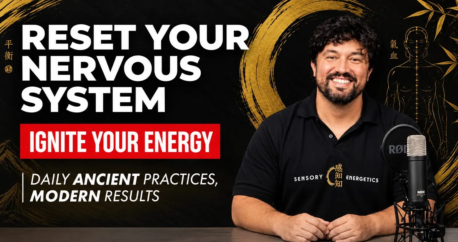 Dr. Daniel Flash presenting the Sensory Energetics daily practice online