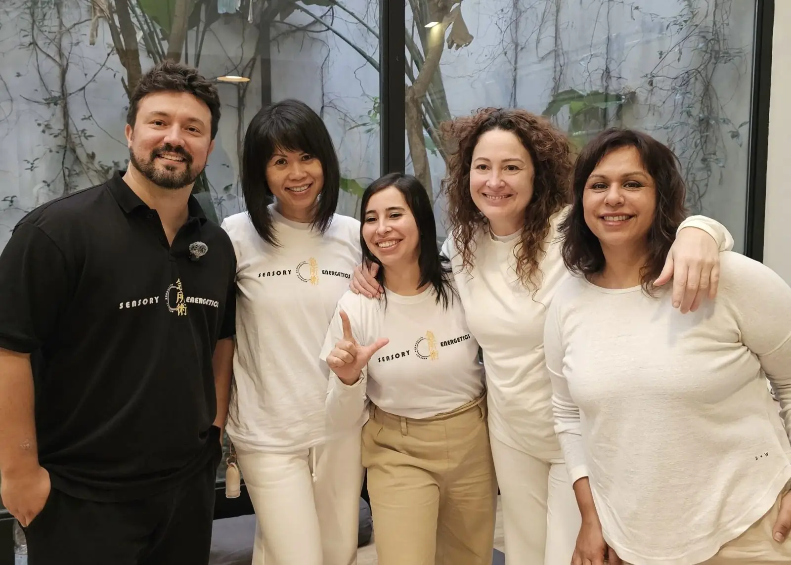 Dr. Daniel Flash with Anto and Sensory Energetics students in Buenos Aires